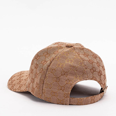 Şapcă de baseball maro deschis cu fir auriu - Accesorii