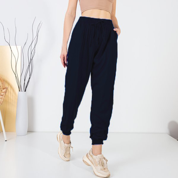 Pantaloni harem pentru femei Cobalt - Îmbrăcăminte