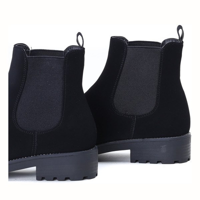 Czarne, klasyczne botki Dream - Obuwie