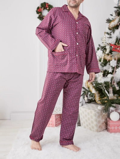 Pijama bărbați Royalfashion cu imprimeu