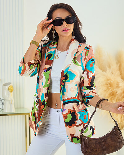 Royalfashion Jachetă cu model pentru femei