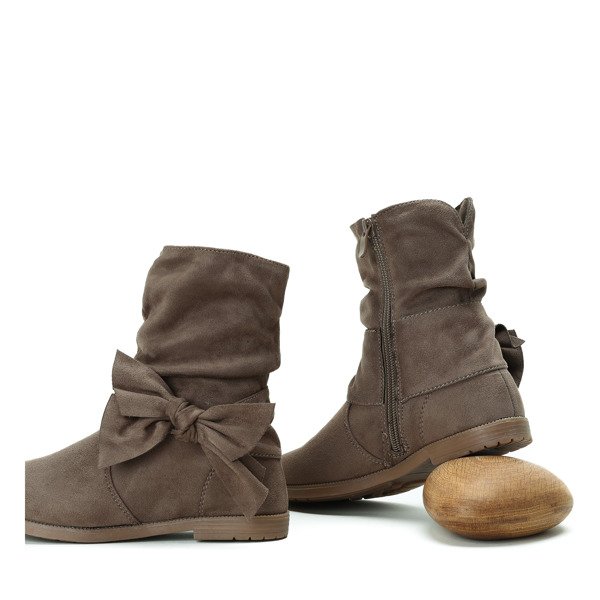 Zielone dziecięce botki Dakota- Obuwie