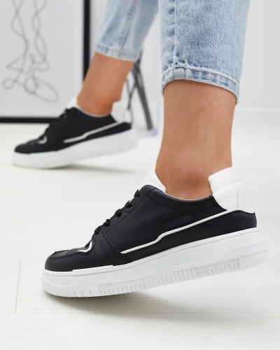 Adidași sport de damă, de culoare neagră Hellar - Încălțăminte