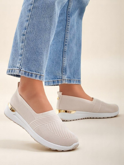 Pantofi slip-on pentru femei din material Royalfashion Perfeti