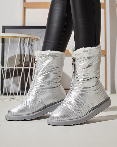 Silver pantofi de damă a'la cizme de zăpadă Tirigga- Footwear