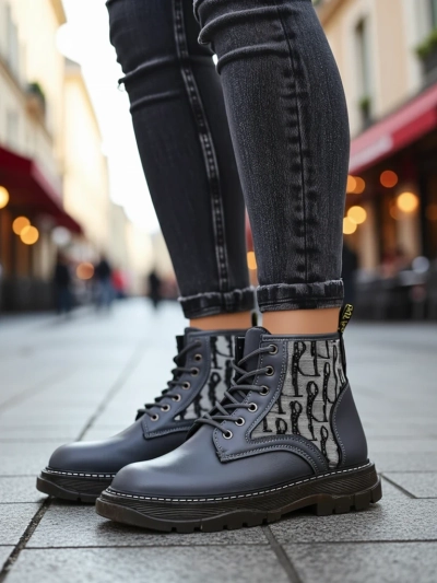 Royalfashion Botine pentru femei cu imprimeu Efrioz