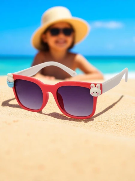 Royalfashion Ochelari de soare pentru copii cu decorațiuni Sunny Sparkle