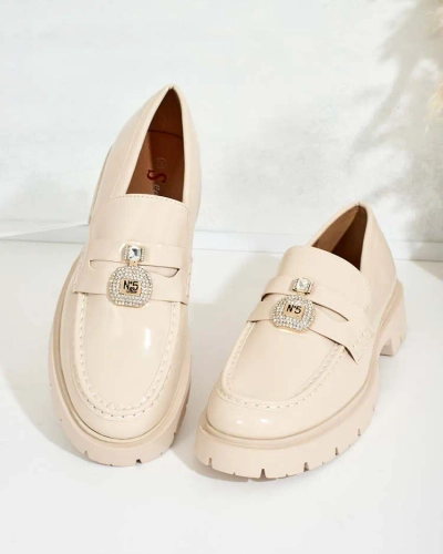 Royalfashion Mocasini lăcuiți pentru femei Bemies