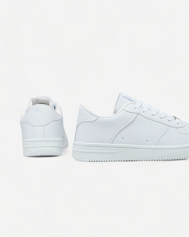 Royalfashion Adidași sport albi pentru femei Estess