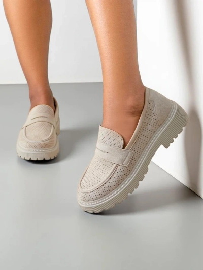 mocasini ecologici din suede Royalfashion pentru femei Dunes