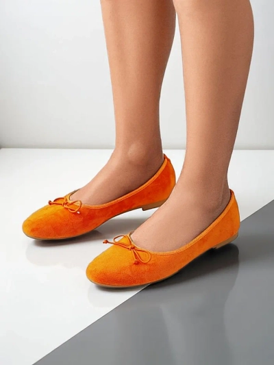 Royalfashion Pantofi balet pentru femei cu fundă Zaame