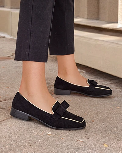 Loaferele cu fundiță pentru femei Royalfashion Refenni