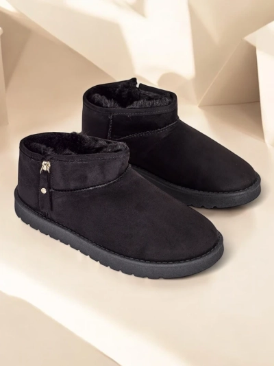 Royalfashion Bocanci scurți asemănători cu bocancii de zăpadă pentru femei Fefoz