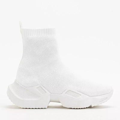 OUTLET Pantofi sport inalti dama Gohi albi - Incaltaminte