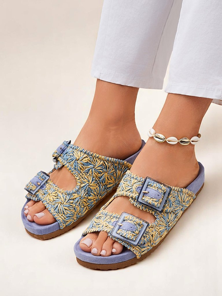 Royalfashion Sandale dama cu catarame Samorra