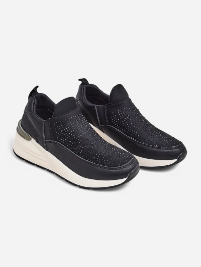Pantofi sport slip-on pentru femei Royalfashion cu strasuri Elera