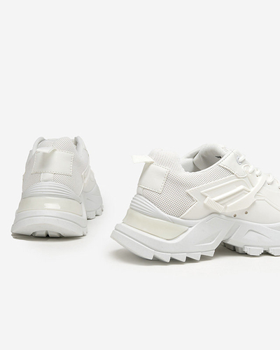Adidasi sport albi dama Bayart - Incaltaminte