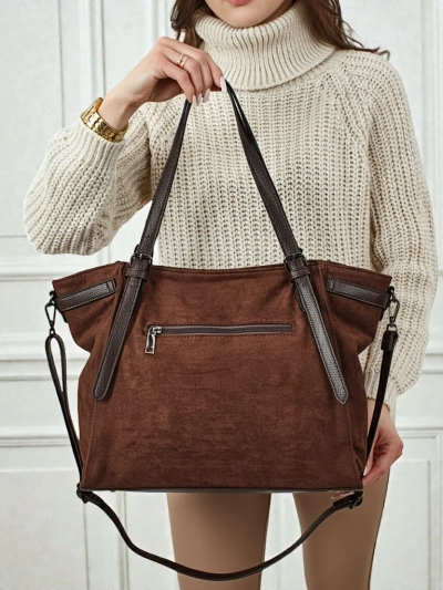 Geantă de damă shopper eco piele întoarsă Daville