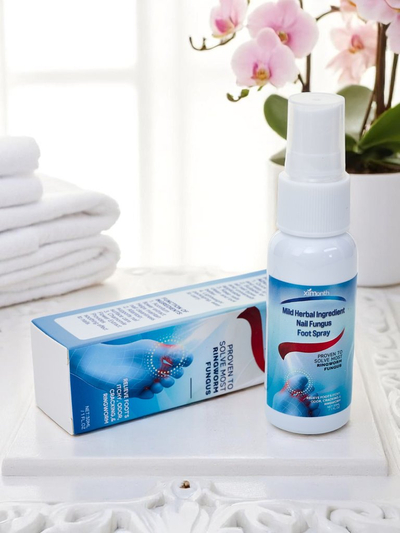 Spray pentru ameliorarea simptomelor micizei piciorului și unghiilor