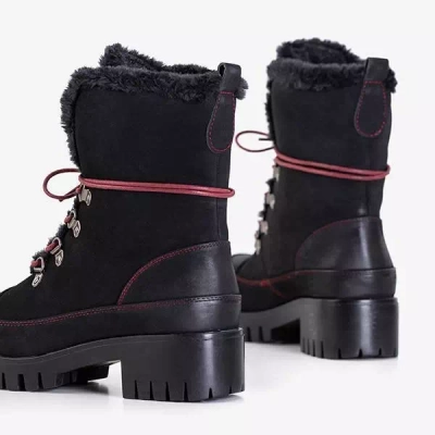 OUTLET Îmbrăcăminte de lucru Miratorg cu șireturi negre pentru damă - Încălțăminte