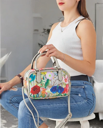 Royalfashion Geantă florală pentru femei tip tote