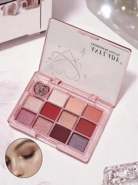 Paleta de 12 farduri de ochi Ruby Glamour