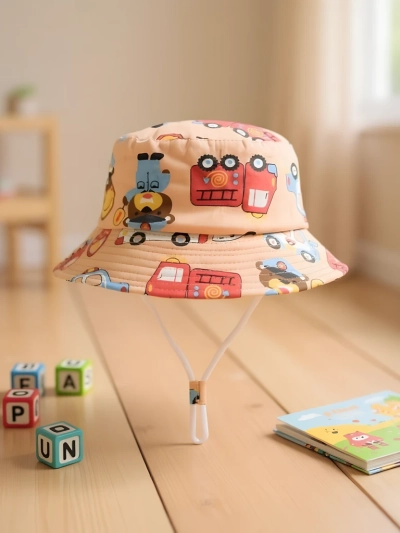 Royalfashion Pălărie tip bucket pentru copii Happy Patches