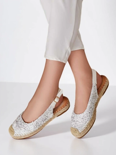 Royalfashion Espadrile de damă cu broderie decorativă