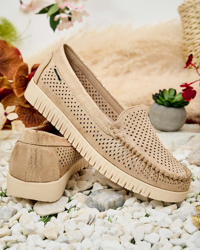 Royalfashion Mocasini de damă traforați Nafis