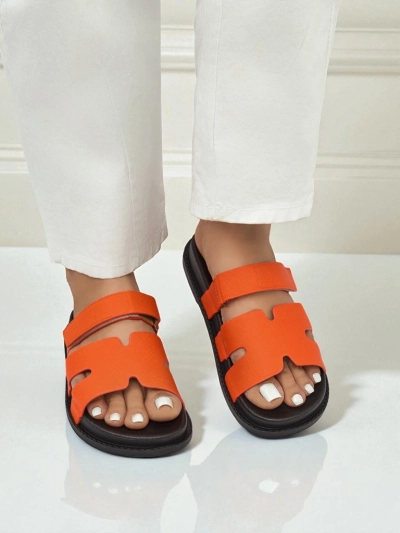 Royalfashion Sandale de damă din piele ecologică ReppiFlex