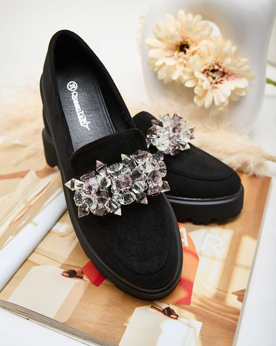 Royalfashion Mocasini de damă cu ornament Leyla