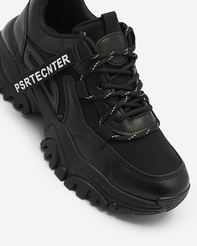 Pantofi sport de damă negri Evilpo- Footwear