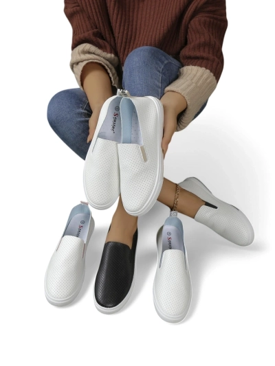 Royalfashion Pantofi slip-on perforați pentru femei Eppes