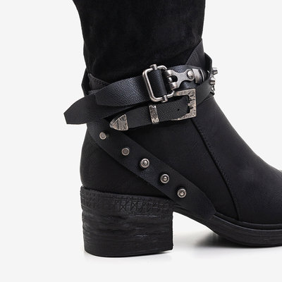 Cizme dama negre peste genunchi Luija- Încălțăminte