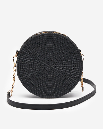 Geanta de dama neagra cu relief - Accesorii