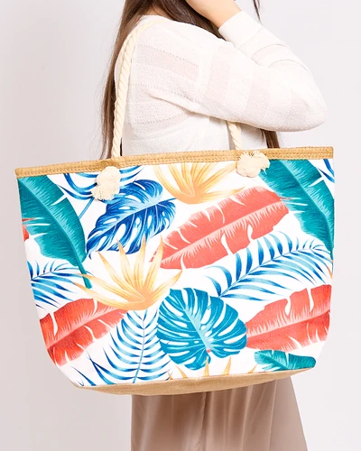 Royalfashion Geantă mare din material cu imprimeu