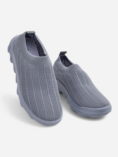 Damske sneakersy golembie šare Silvana - wygodne boty slip-on do miasta