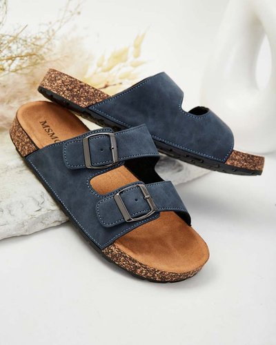 Royalfashion Șlapi de bărbați cu catarame Foumyn