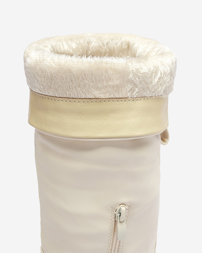 Cizme pentru femei Astaroth Mid-Calf Cream - Încălțăminte