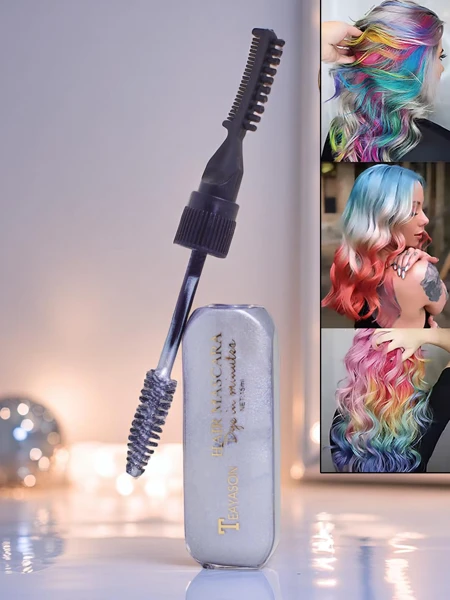 Mascara colorată pentru păr Color Pop Argintiu
