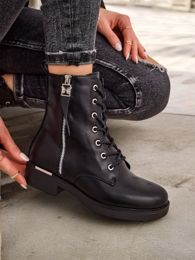 Cizme cu siret pentru femei Royalfashion Selocii