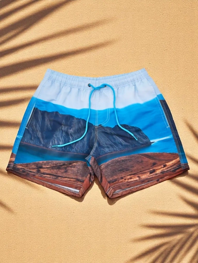 Royalfashion Sportliche Herren-Shorts mit schützendem Netzfutter