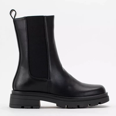 OUTLET Cizme inalte dama negre de la Dolfina - Incaltaminte