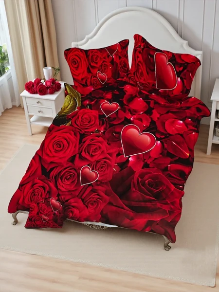 Royalfashion Lenjerie de pat cu model 180x200 set 3 PIESE