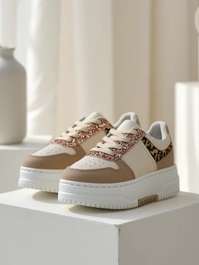 Sneakers pentru femei Royalfashion cu sclipici Qisofi