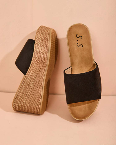 Royalfashion Flip-flops de damă pe platformă și ancoră Albavia