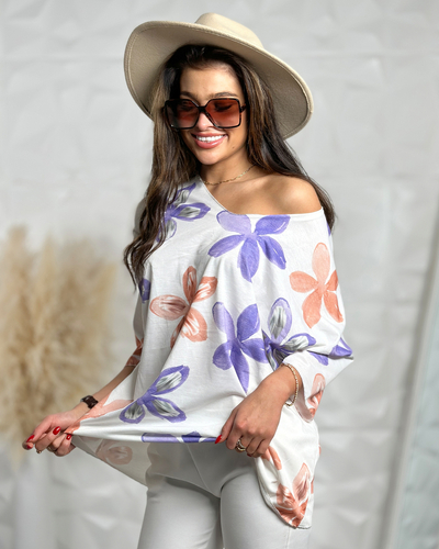 Bluză cu imprimeu pentru femei Royalfashion