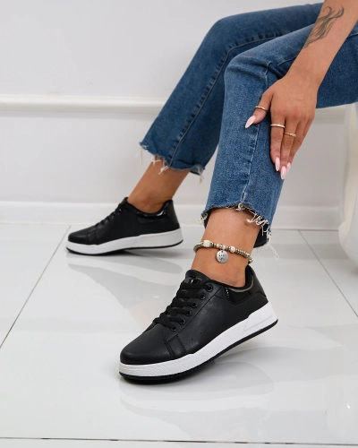 Royalfashion Pantofi sport clasici negri Active Icons