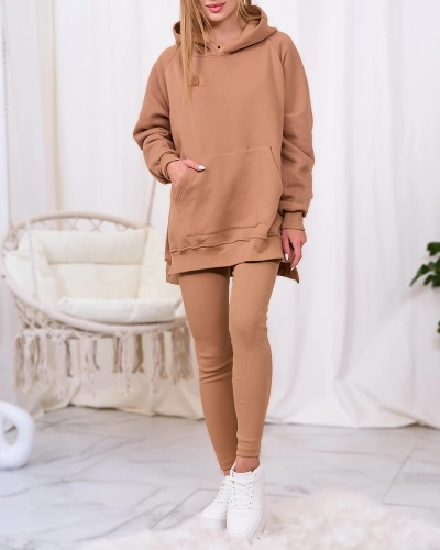 Royalfashion Camel Set de 2 piese pentru femei