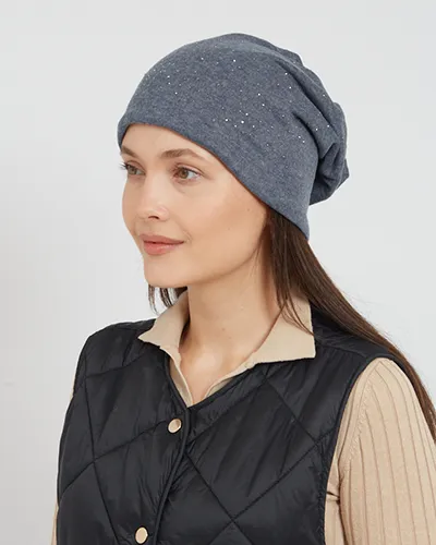 Femei beanie hat de la Royalfashion cu strasuri